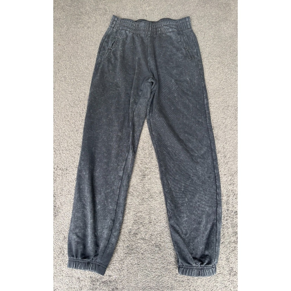 Hippie Rose Jogger Pants WoMen Mediumโ Gray Tie Dye Cotton Elastic Waist Pull On